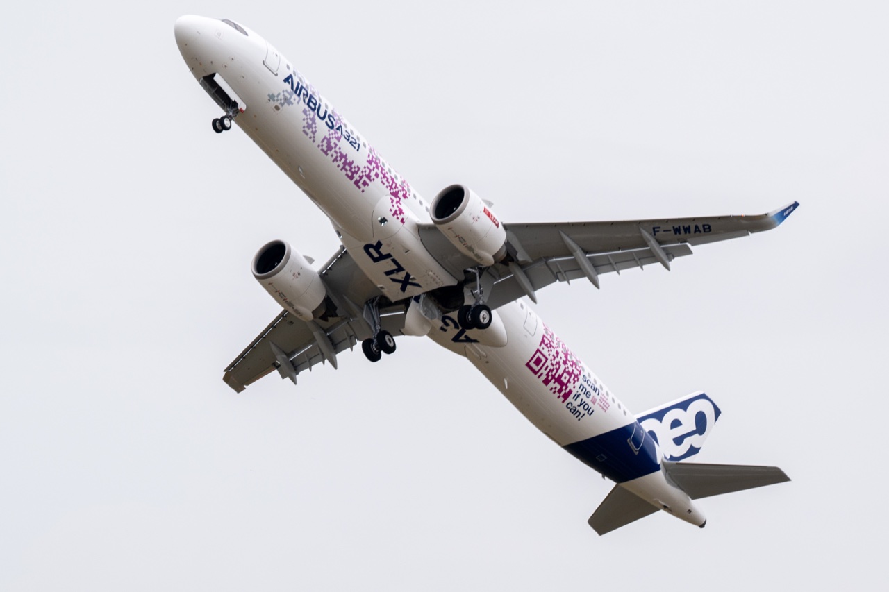 Paris Air Show 2023 A321XLR courtesy of Airbus